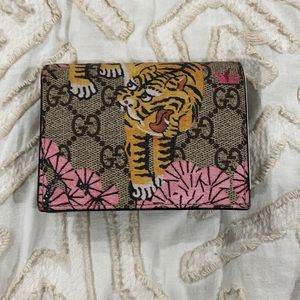 Gucci GG Supreme Bengal Card Case